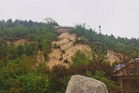 Zhengsai Shield Zhengzhou Yellow River Culture Park High Slope Flowable Rock-forming Soil Spraying Protection Project
