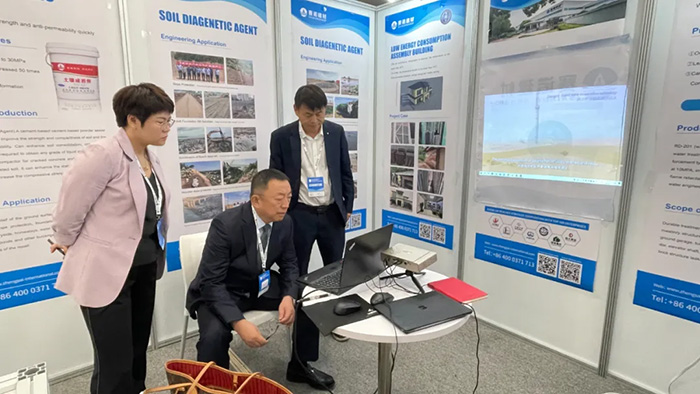 Zhengsai Shiled with Soil and Water Conservation Desertification Control Technology Presented at the Kenya International Industrial Exhibition