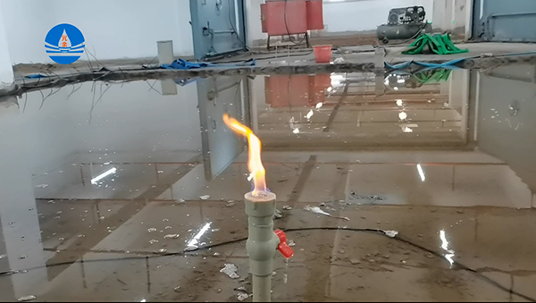 Treatment of water and natural gas leakage in underground garages