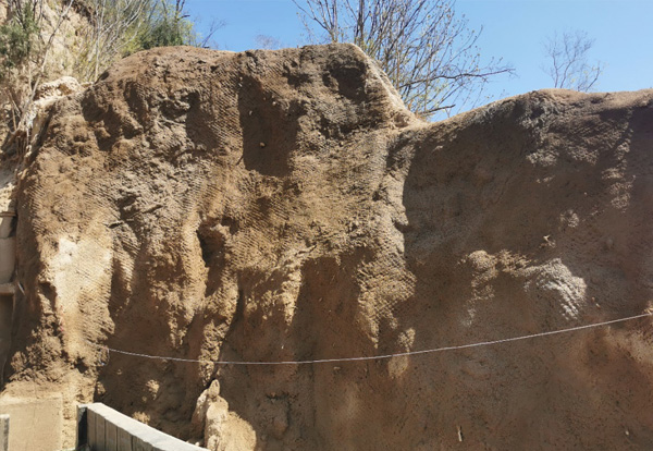 Landslide restoration