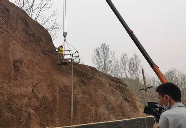 Landslide restoration