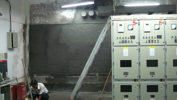 Treatment of leakage in underground power distribution room