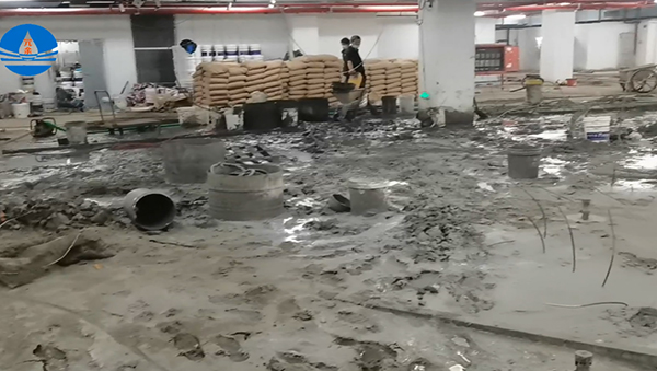 Treatment of water and natural gas leakage in underground garages