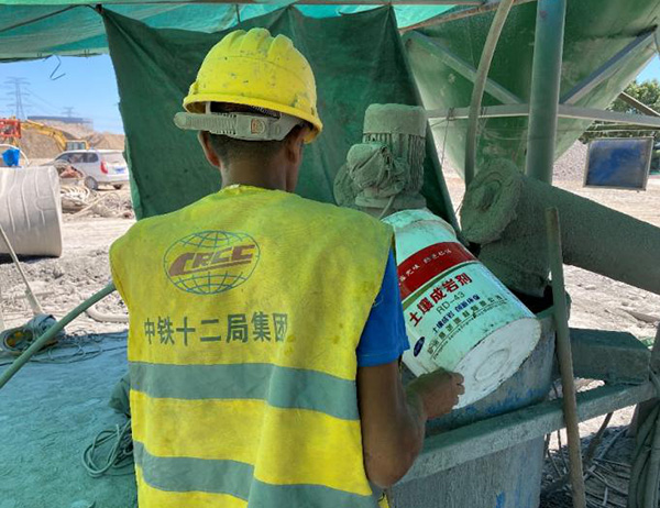 Reinforcement of Soft Soil Foundation on Beach