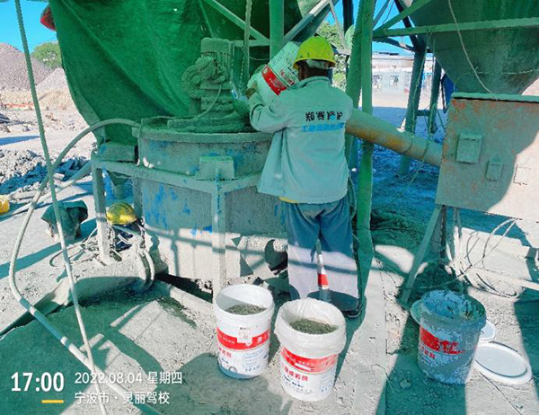 Reinforcement of Soft Soil Foundation on Beach